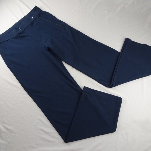 Y2K Nike Navy Zipper Front Pant Size S (4-6) - Picture 1 of 8